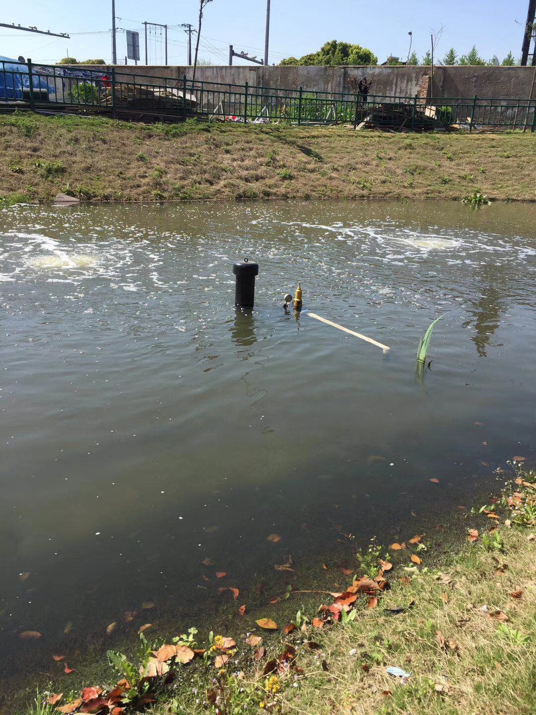 太倉龍鐵沉水風機應用于浙江寧波河道治理